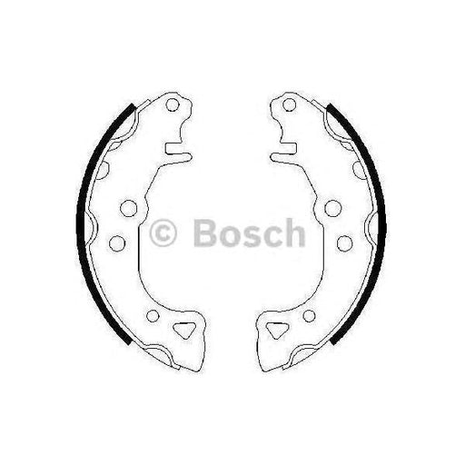 Genuine Bosch Brake Shoe Bs508 Fits Peugeot 106 - 1.1 - 96-04 0986487252 Bosch  - Town Parts