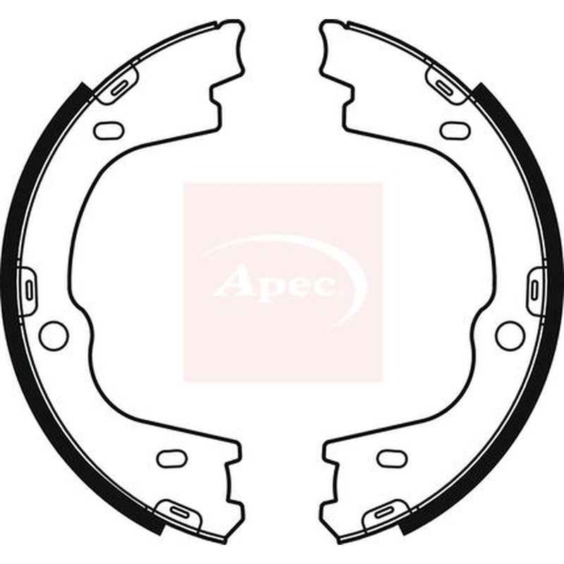 Apec Parking Brake Shoe Set SHU812