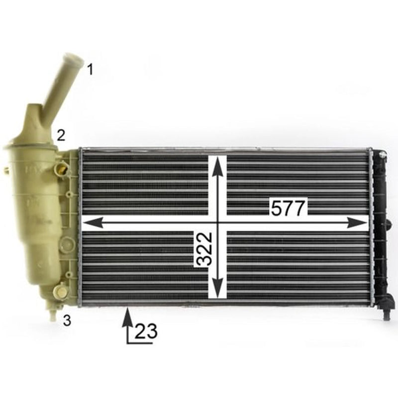 Mahle Engine Radiator CR 2007 000P