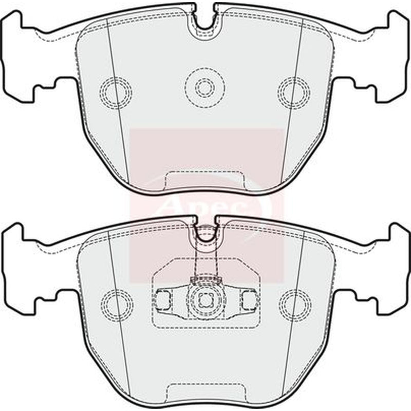 Apec Rear Brake Pad Set PAD1965