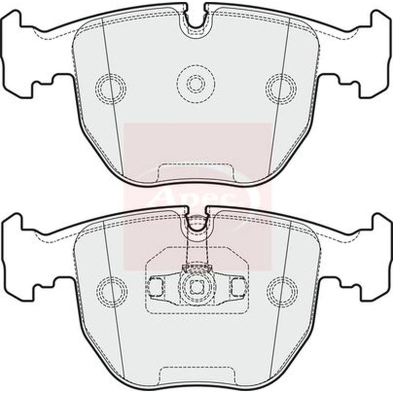 Apec Rear Brake Pad Set PAD1965
