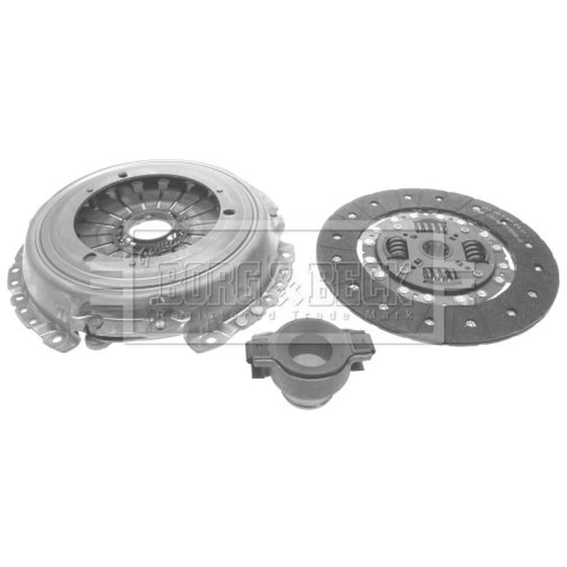 Borg & Beck Clutch Kit Set 3pc 260mm HK2573
