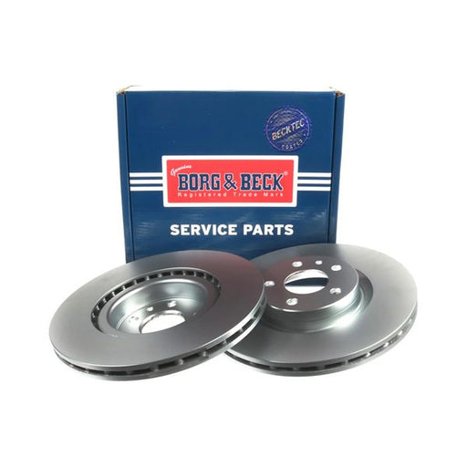 Borg & Beck 2 x Vented Front Brake Discs BBD5340