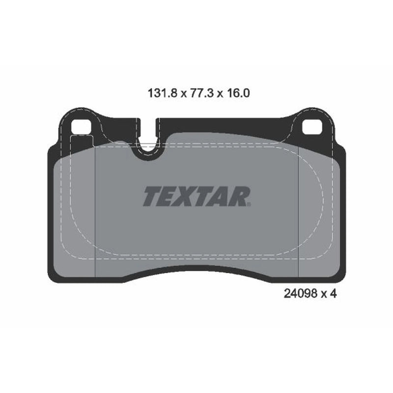 Textar Rear Brake Pad Set 2409803
