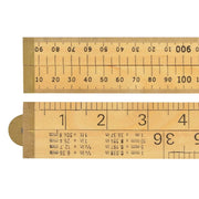 R.S.T. Wooden 4 Fold Rule 1m / 39in (Blister packed) - RSR073P