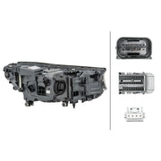Hella Headlight Headlamp LED Left 1LX 354 854-031