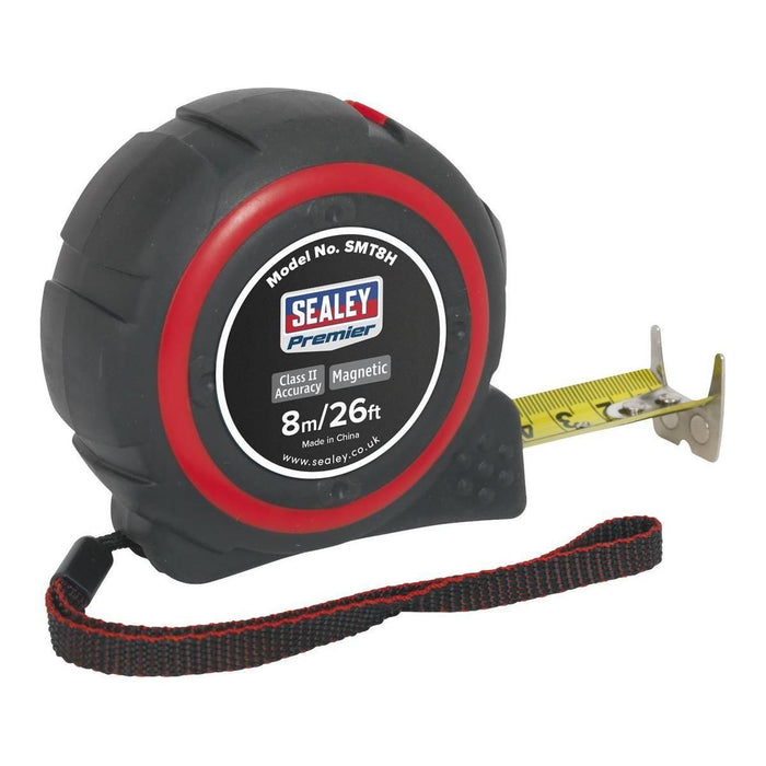 Sealey Heavy-Duty Tape Measure 8m(26ft) SMT8H Sealey  - Town Parts