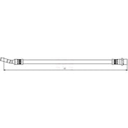 Apec Brake Hydraulic Hose Line Rear Right HOS3870