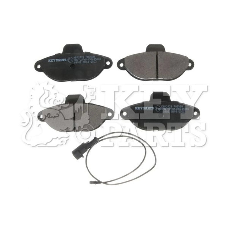 Key Parts 4 x Front Brake Pad Set KBP2428