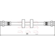 Apec Brake Hydraulic Hose Line Rear HOS3969