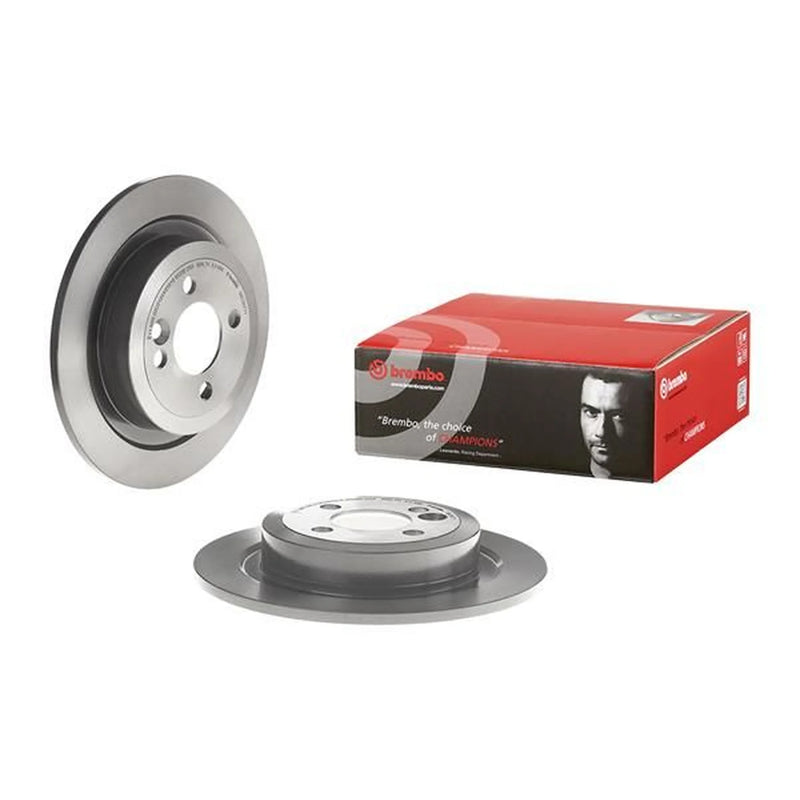 Brembo 2 x Solid Rear Brake Discs 08.C307.11