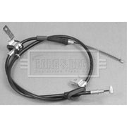 Borg & Beck Handbrake Cable Right Rear BKB2960