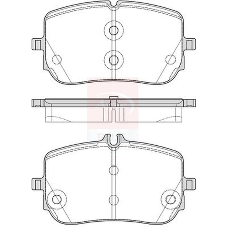 Apec Front Brake Pad Set PD4015
