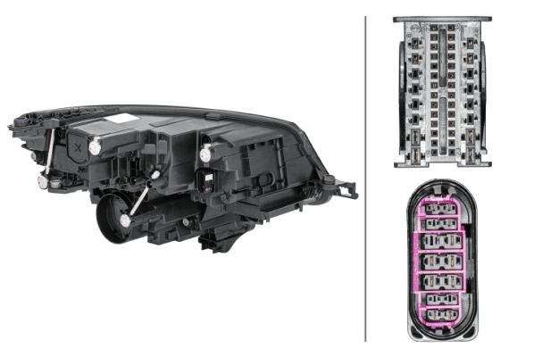 Hella 1ZX 012 669-411 Headlight