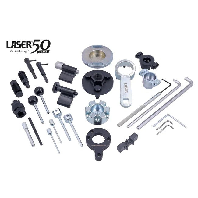 Laser Tools Engine Timing Master Kit for VW Group TDI PD, TDI, TDI CR Diesel -