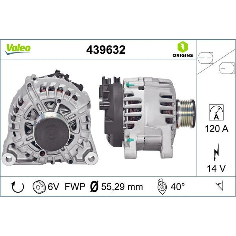Valeo Car Alternator 12V 439632
