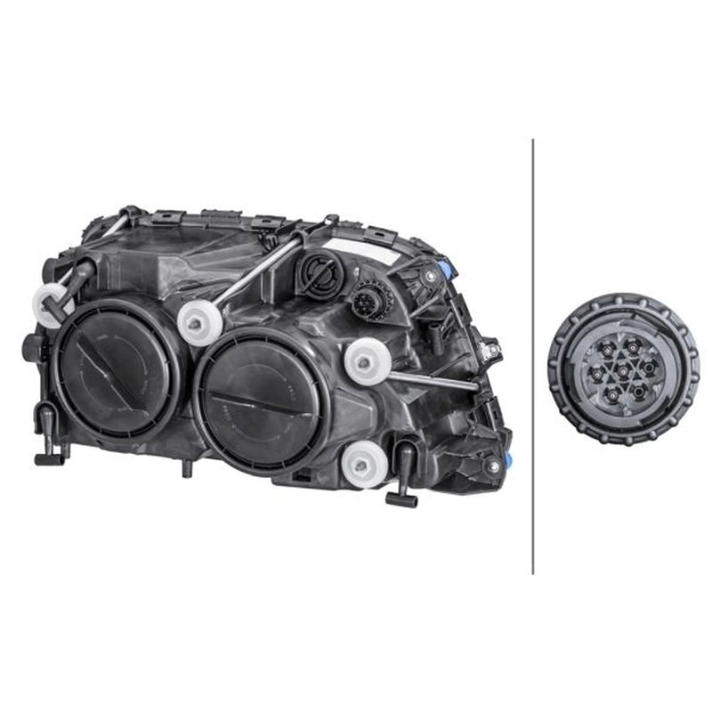 Hella Headlight Headlamp H1/H7 Left 1EH 009 513-311