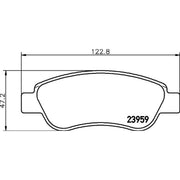 DON Front Brake Pad Set PCP1101