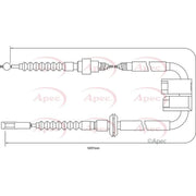 Apec Handbrake Cable Left Rear CAB1205