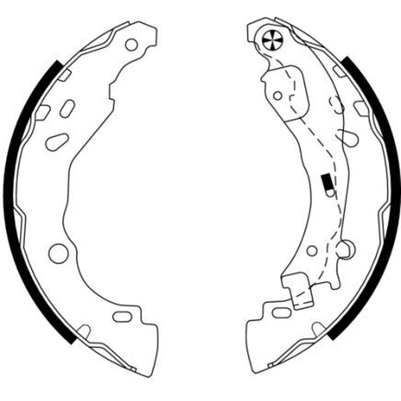 Textar Brake Shoe Set Axle Kit 91061600
