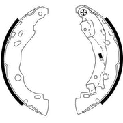Mintex Brake Shoe Set Axle Kit MFR520