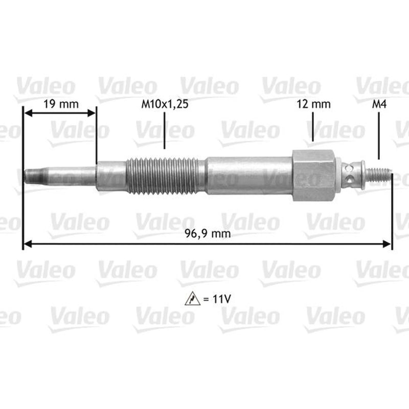 Valeo Diesel Engine Glow Plug 345161