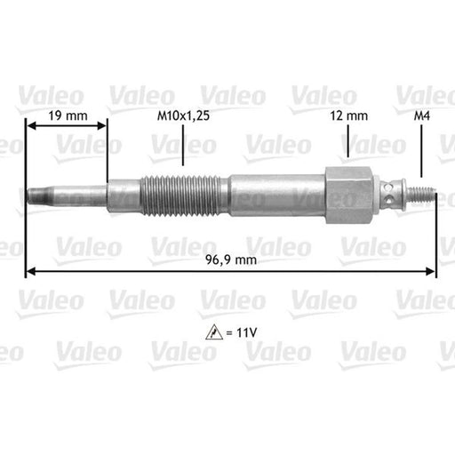 Valeo Diesel Engine Glow Plug 345161