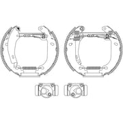 Mintex Brake Shoe Set Axle Kit MSP058