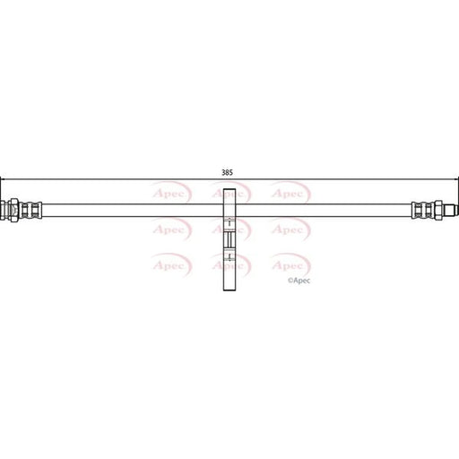 Apec Brake Hydraulic Hose Line Rear HOS3720