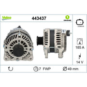 Valeo Car Alternator 12V 443437