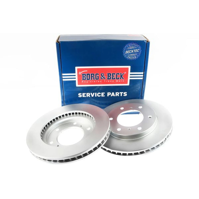 Borg & Beck 2 x Vented Front Brake Discs BBD4692