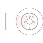 Apec 2 x Solid Rear Brake Discs DSK2795
