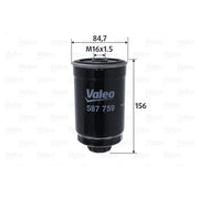 Valeo Fuel Filter Element 587759