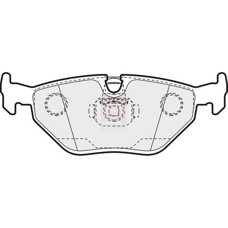 Apec Rear Brake Pad Set PD3416