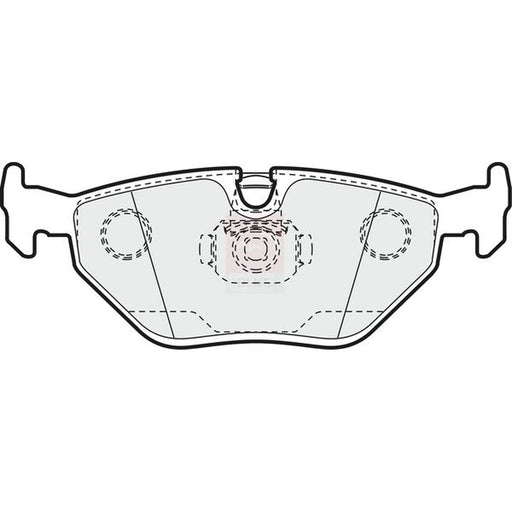 Apec Rear Brake Pad Set PD3416