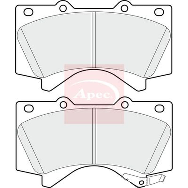 Apec Front Brake Pad Set PAD1761