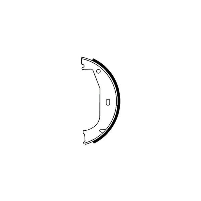 Textar Parking Brake Shoe Set 91045500