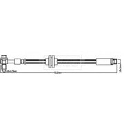Borg & Beck Brake Hydraulic Hose Line Front Right BBH8365