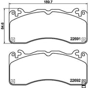 Mintex Front Brake Pad Set MDB4342