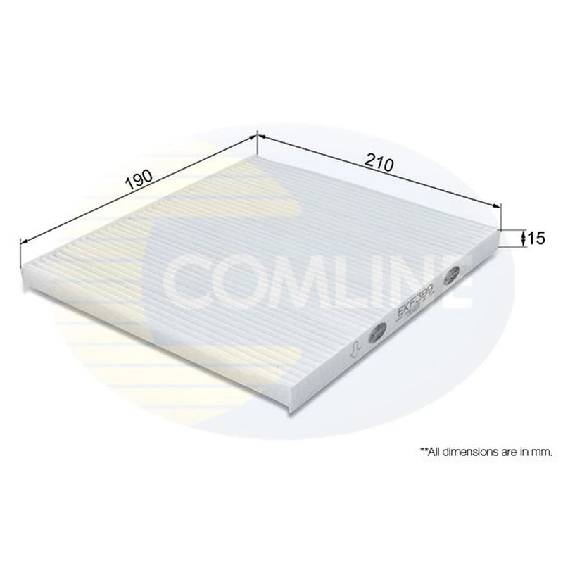 Comline Cabin Air Filter (Pollen Filter) EKF399