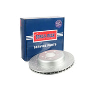 Borg & Beck 2 x Perforated/Vented Rear Brake Discs BBD7009S