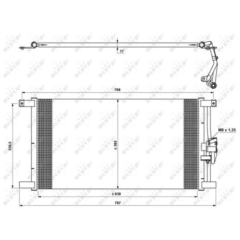 NRF Air Conditioning Condenser 35640