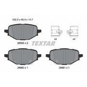 Textar Brake Pad Set 2695901