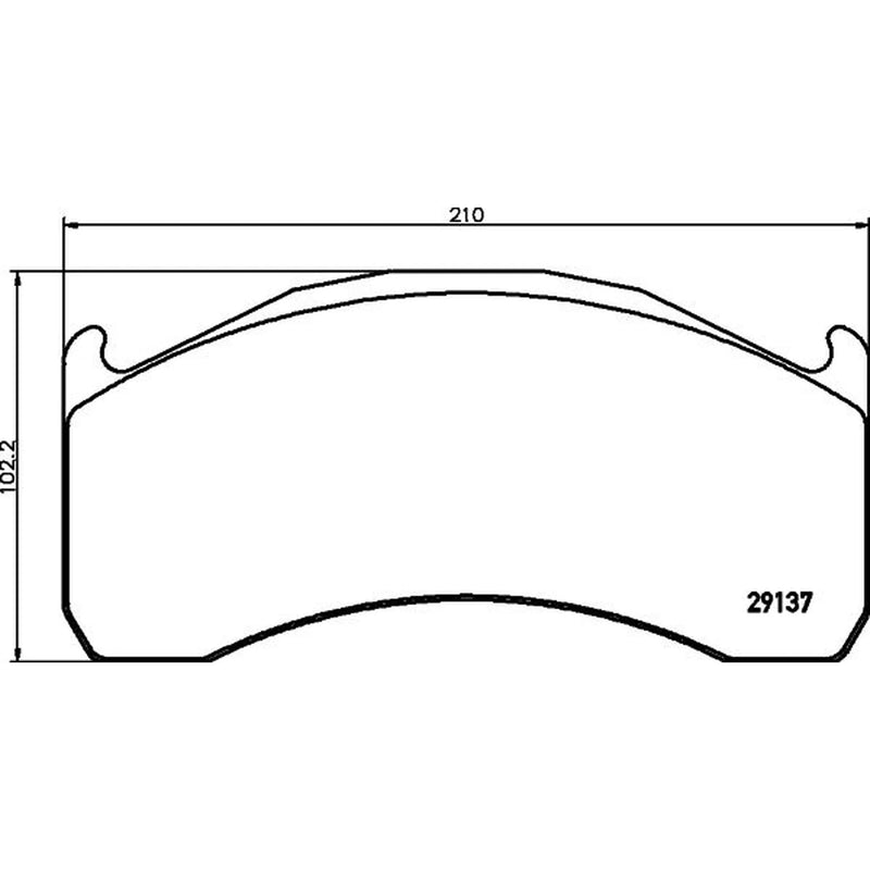 DON Rear Brake Pad Set CVP039K