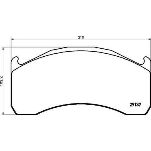 DON Rear Brake Pad Set CVP039K