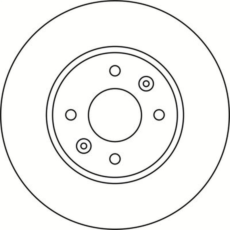 Abtex 2 x Vented Front Brake Discs BD1799V
