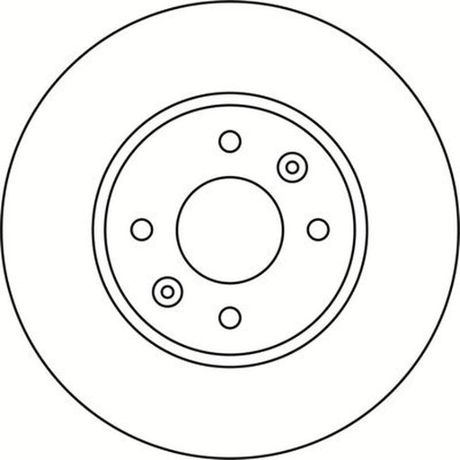 Abtex 2 x Vented Front Brake Discs BD1799V