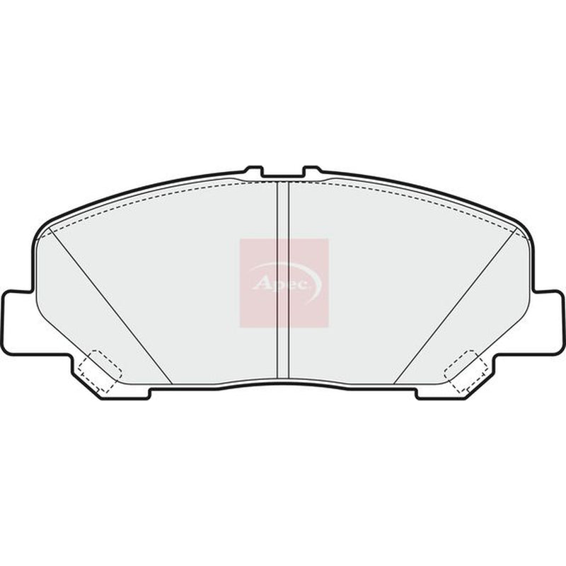 Apec Front Brake Pad Set PAD1580