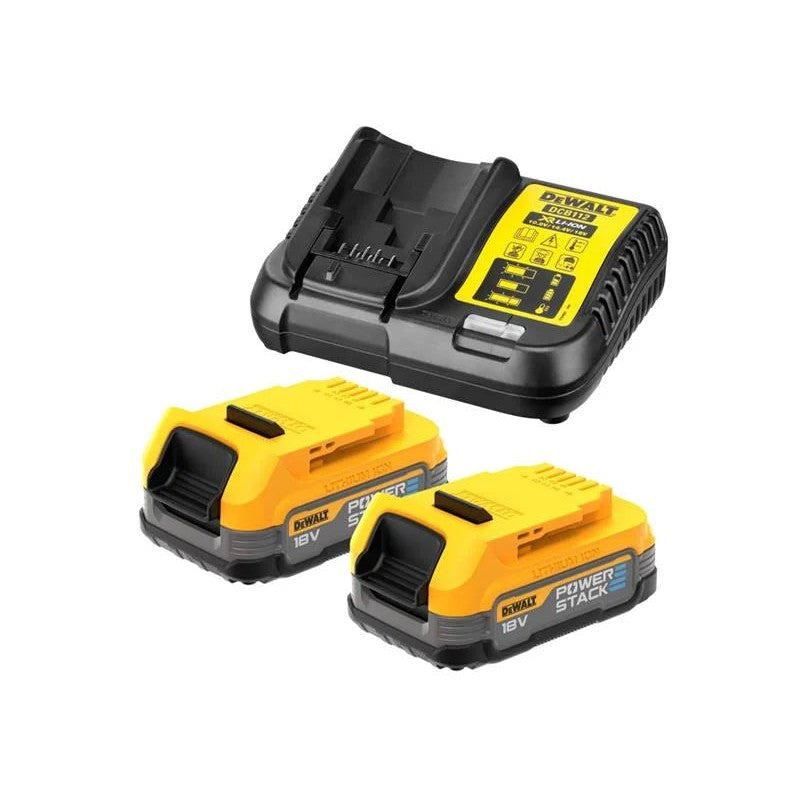 DEWALT Power Tools DCB1102 E2 XR POWERSTACK™ Starter Kit 18V - DCB1102E2-GB