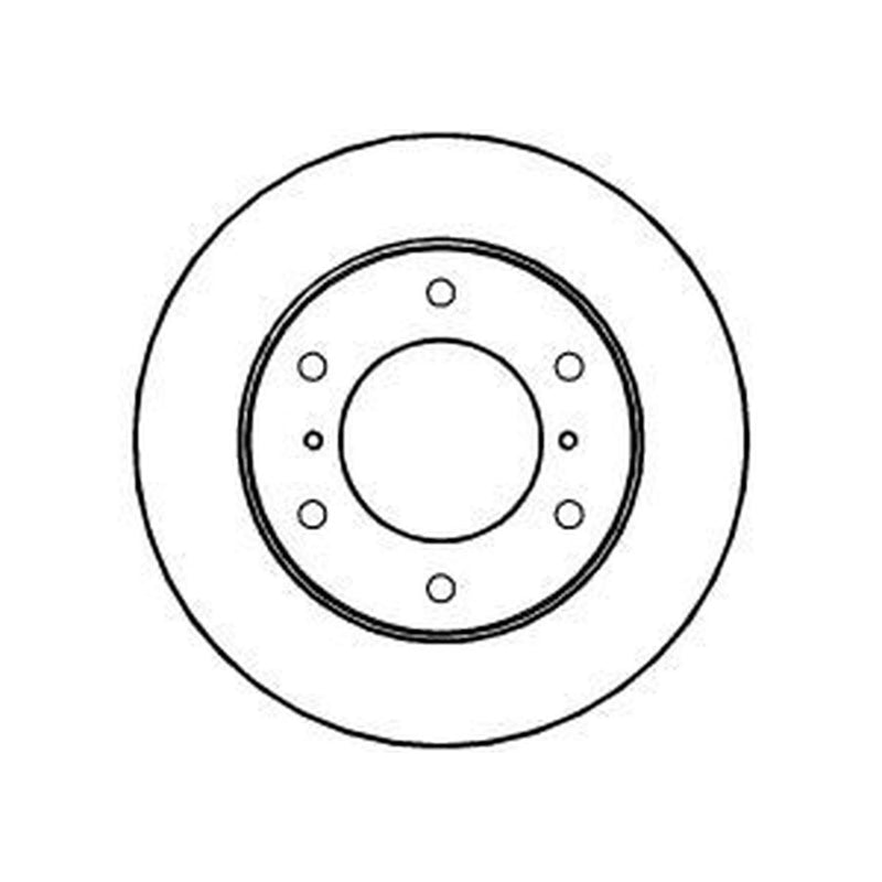 Abtex 2 x Vented Front Brake Discs BD1209V